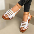 Damen Riemensandalen im R&Brnen Flecht-Design mit verstellbarem Riemen R&B