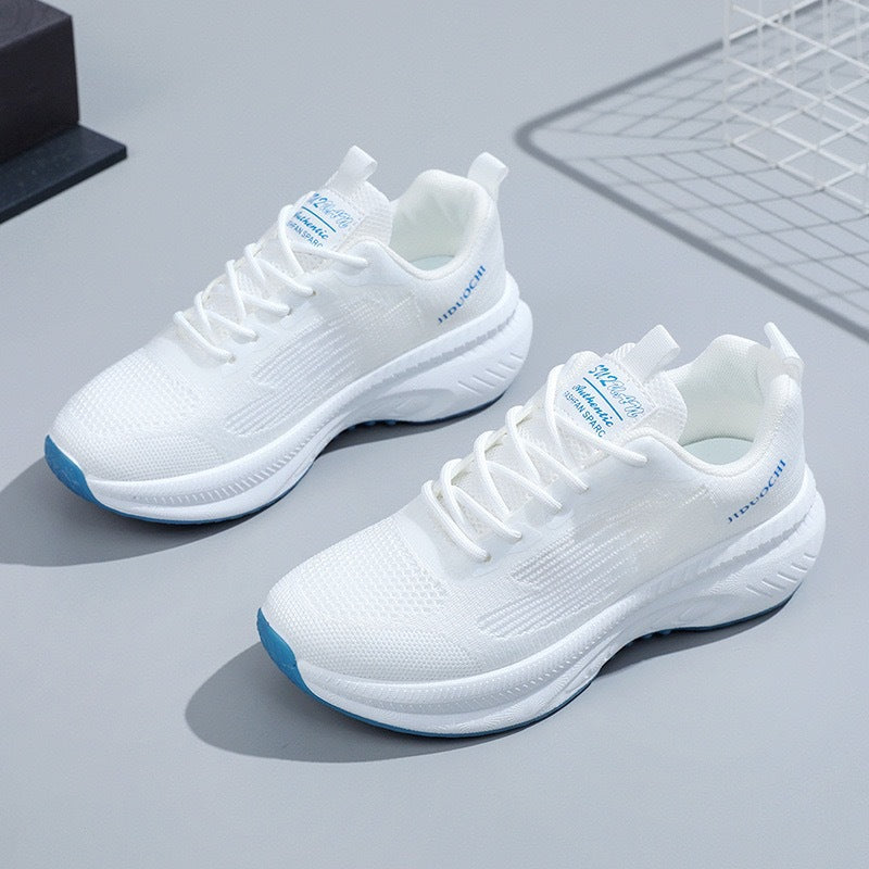 Damen Lauf-Sneaker mit atmungsaktiver Mesh-Oberfläche und dämpfender Sohle R&B