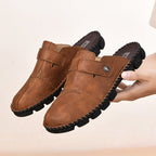 Herren Bequeme Leder-Sandalen mit verstellbarem Riemensystem R&B
