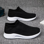 Damen Atmungsaktive Stricksneaker mit elastischem Schaft