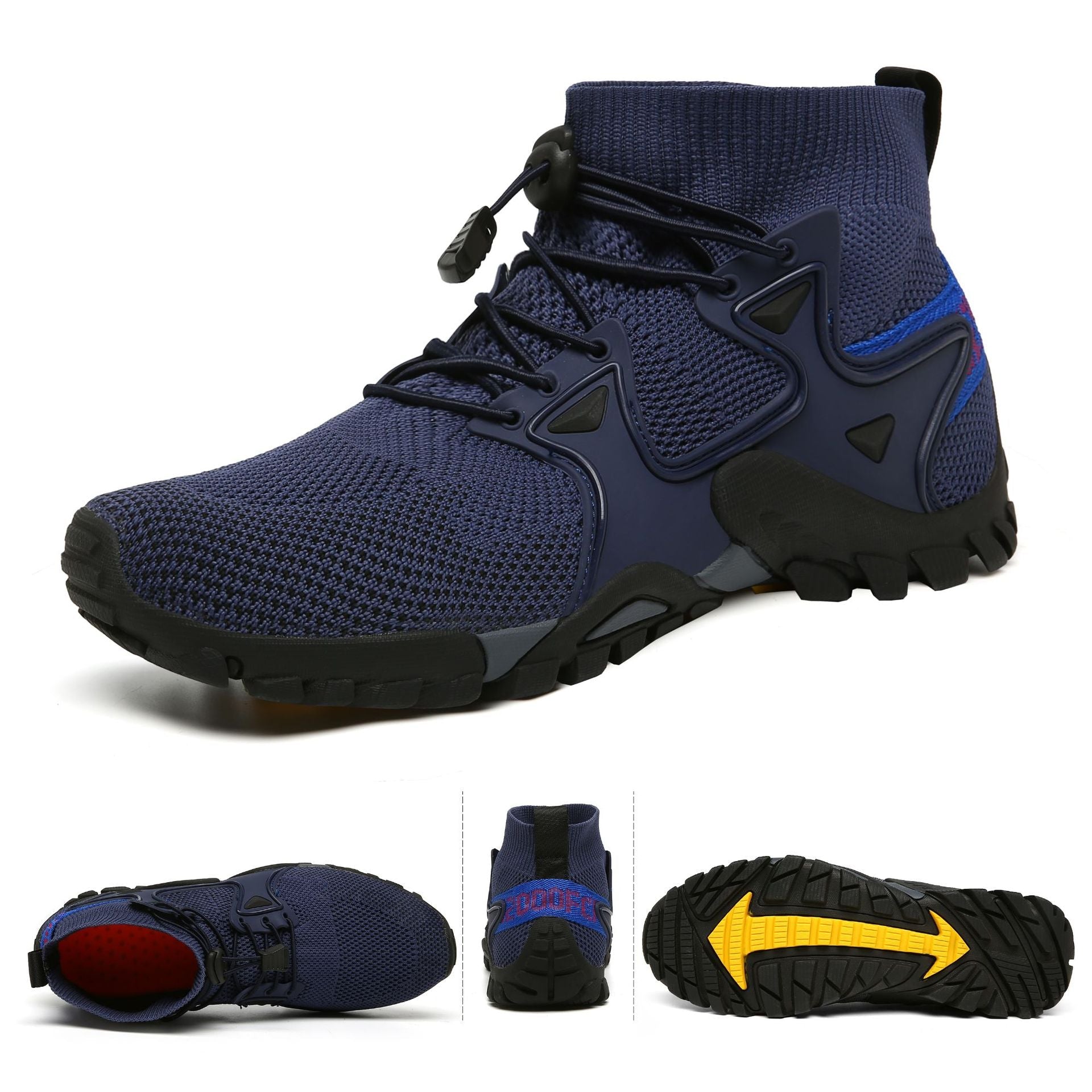 Damen Hochfunktionale Outdoor-Sneaker mit atmungsaktivem Obermaterial und rutschfester Sohle