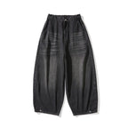 Herren nan extraweite Baggy-Jeans mit tiefem Schritt, relaxed Low-Crotch Schnitt und weitem Saum R&B
