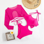 Damen Bikini-Set mit transparentem Oberteil und innovativem Schnitt R&B