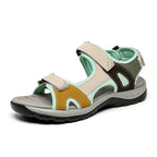 Damen Sportliche Freizeitsandalen mit verstellbaren Riemen und rutschfester Sohle R&B