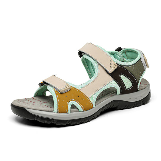 Damen Sportliche Freizeitsandalen mit verstellbaren Riemen und rutschfester Sohle R&B