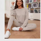 Damen bequeme Strickanzug R&B
