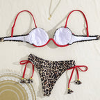 Damen Bikini-Set mit verstellbaren Trägern und charmanten Muschelverzierungen R&B