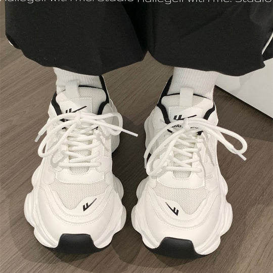 Damen sportliche Sneakers mit atmungsaktiver Mesh-Oberfläche und dämpfender Sohle R&B