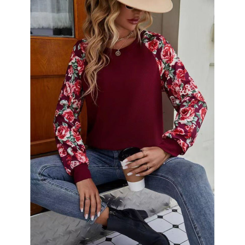 R&B | Sweatshirt Weicher Strick Lässiger Stil