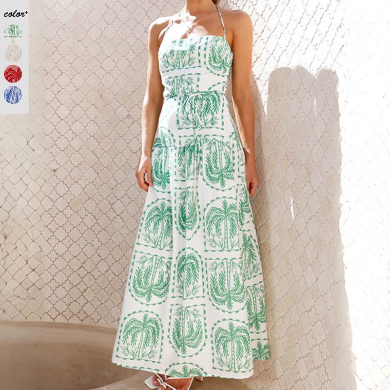Damen Maxikleid mit verspieltem Trägerdesign und elegantem Volant R&B