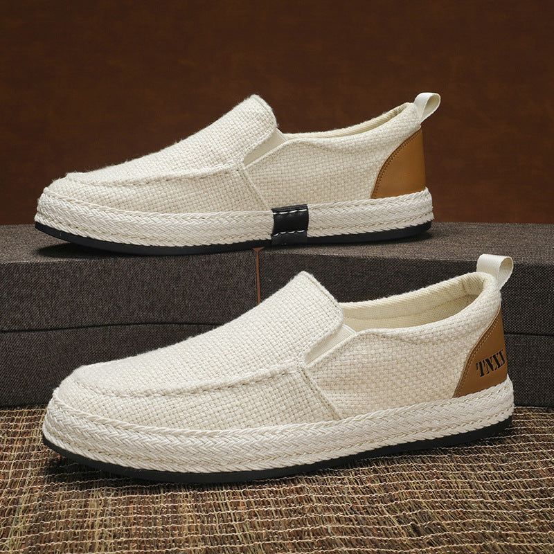 Damen lässige Slip-On Freizeitschuhe mit elastischem Innenfutter R&B