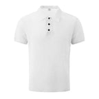 Herren nan Mikrostruktur-Poloshirt mit Hemdkragen, dezenter Knopfleiste und atmungsaktivem Jersey R&B