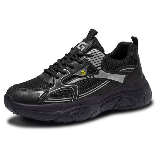 Damen sportliche Freizeitsneakers mit atmungsaktiver Mesh-Oberfläche und stoßdämpfender Sohle R&B