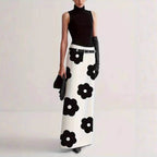 Damen Maxirock mit floralem Muster und eleganter Silhouette R&B