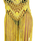 Damen Strandponcho mit Fransen R&B