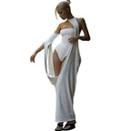 Damen Stilvolles Abendkleid mit asymmetrischem Schnitt und eleganten Drapierungen R&B