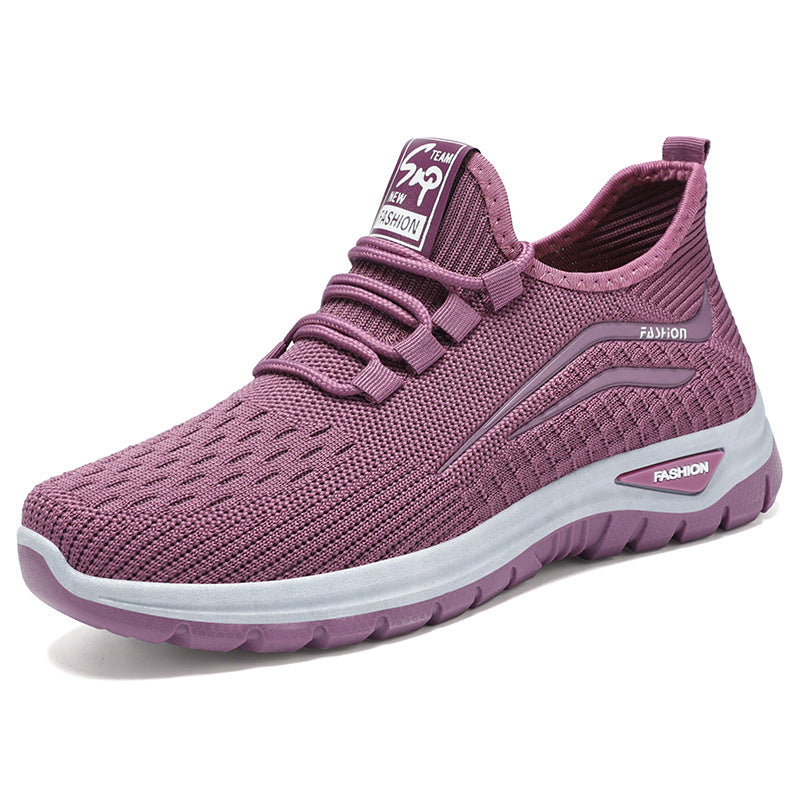 Damen Atmungsaktive Freizeitsneaker mit elastischer Passform und dämpfender Sohle R&B