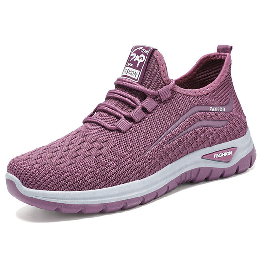 Damen Atmungsaktive Freizeitsneaker mit elastischer Passform und dämpfender Sohle R&B