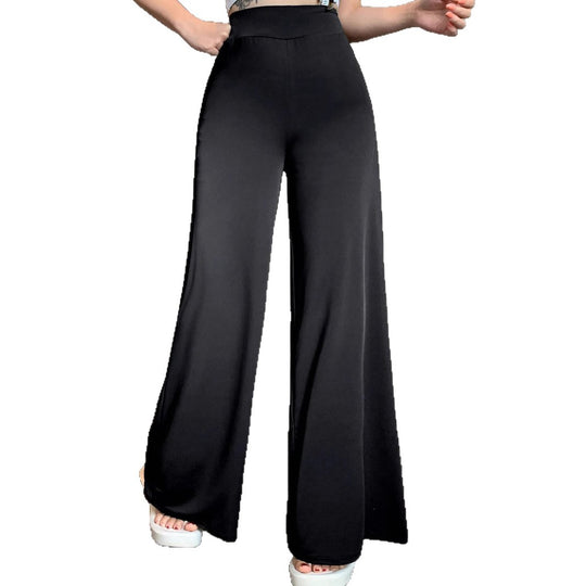 Damen Hochtaillierte Palazzo-Hose R&B