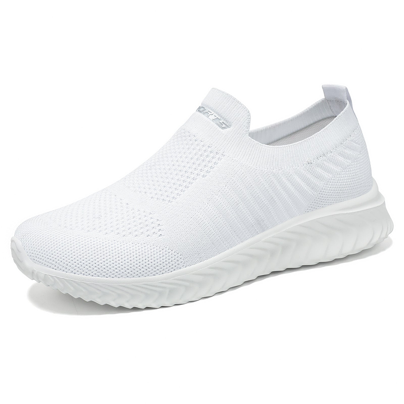 Damen Luftige Slip-On Sneakers mit flexiblem Strickoberteil R&B