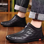 Damen Komfortable und stilvolle Slip-On Lederschuhe R&B