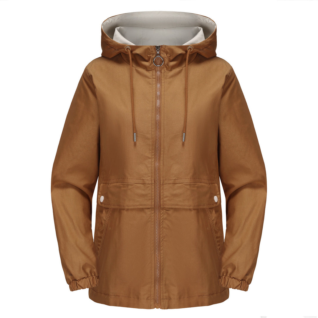 Damen modische Freizeitjacke mit verstellbarem Bund R&B