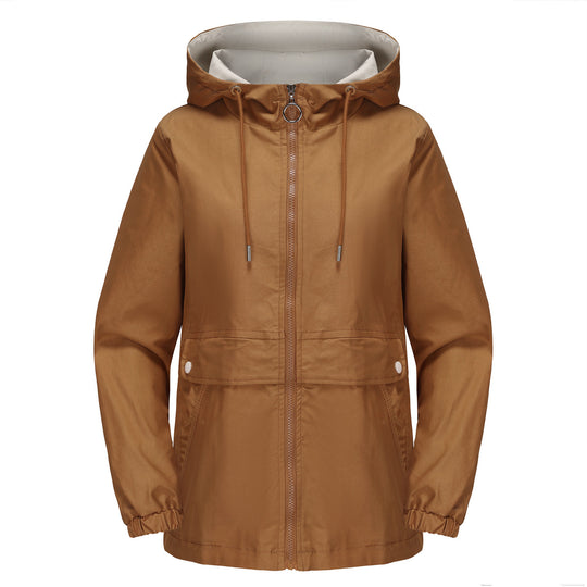 Damen modische Freizeitjacke mit verstellbarem Bund R&B
