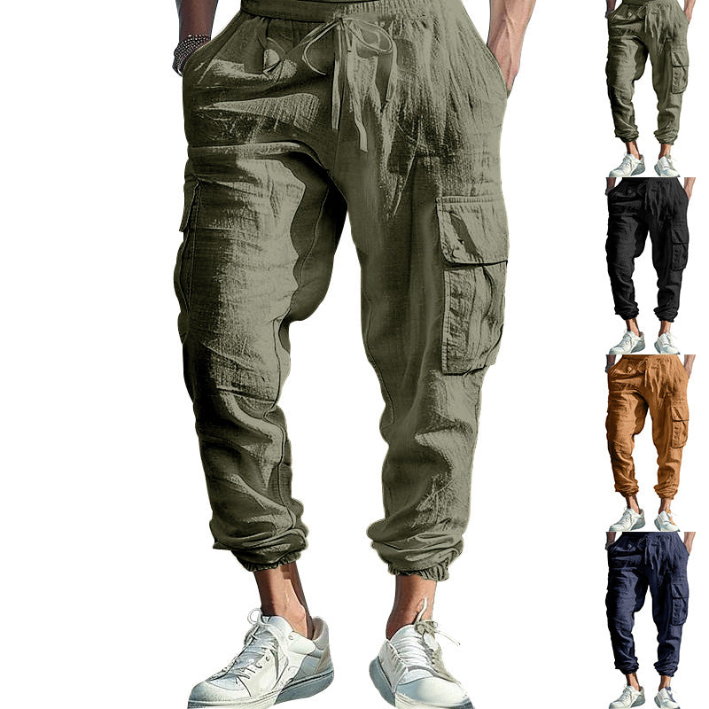 Herren Cargo-Hose mit elastischem Bund und praktischen Seitentaschen R&B