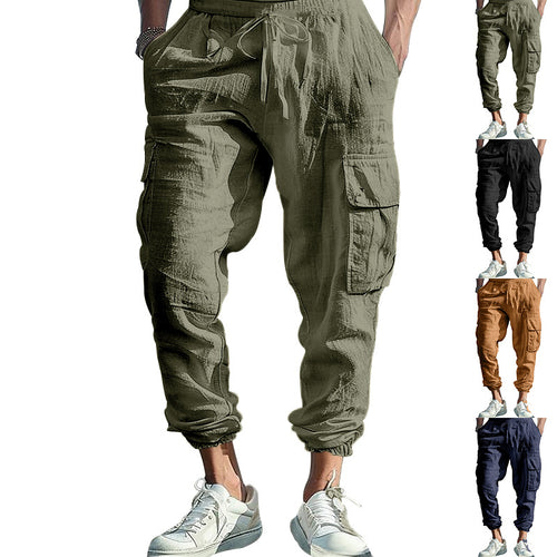Herren Cargo-Hose mit elastischem Bund und praktischen Seitentaschen R&B