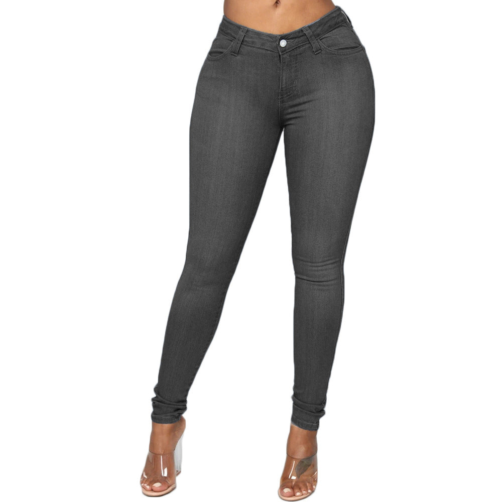 Damen High-Waist Skinny Jeans R&B