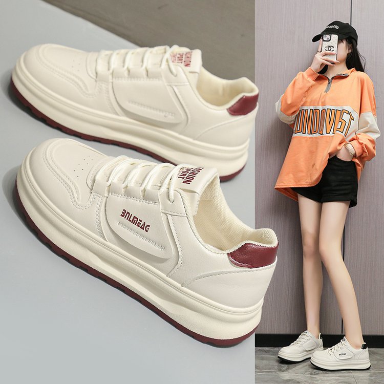 Damen modische Sneakers mit weichem Obermaterial und stoßdämpfender Sohle R&B