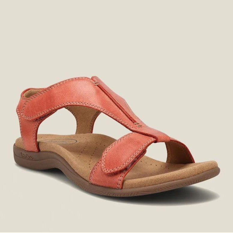 Damen komfortable Sandalen mit atmungsaktivem Obermaterial und verstellbaren Riemen