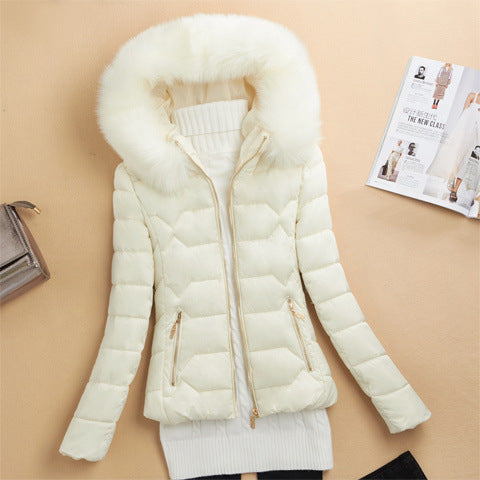 R&B | Winterjacke mit Kunstfellkragen für Damen