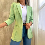 Damen eleganter Blazer mit tailliertem Schnitt und praktischen Taschen