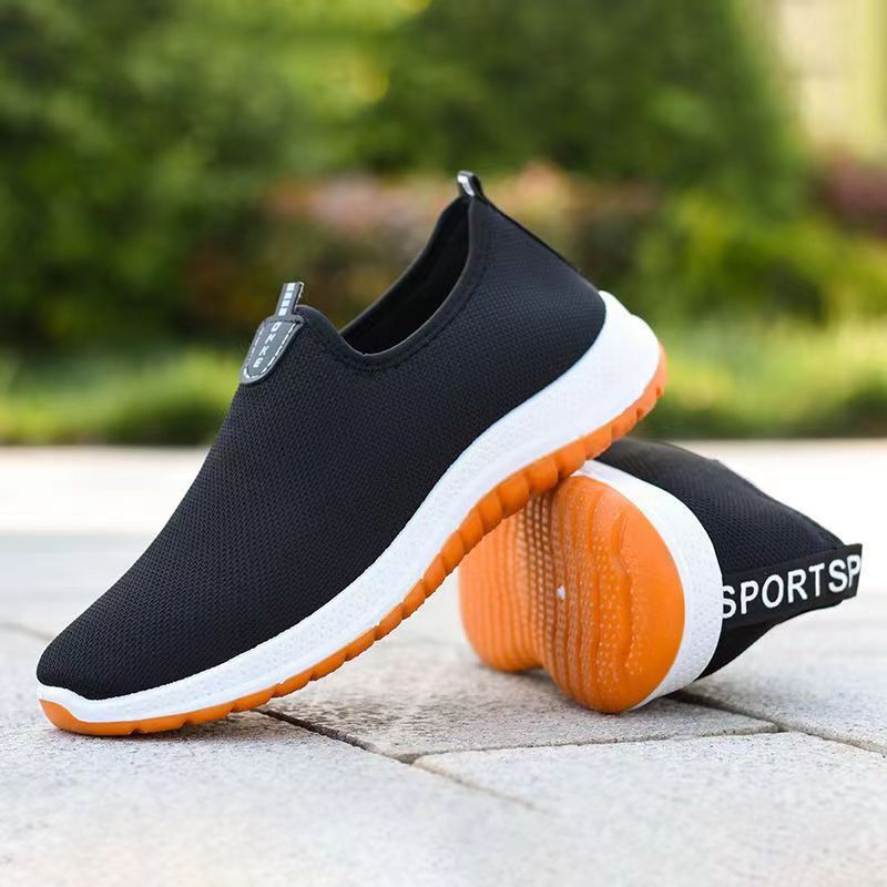 Damen Slip-On Sneakers mit atmungsaktivem Obermaterial und rutschfester Sohle R&B