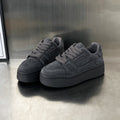 Damen Chunky Sneakers aus hochwertigem Wildleder mit bequemem Fußbett und rutschfester Sohle R&B