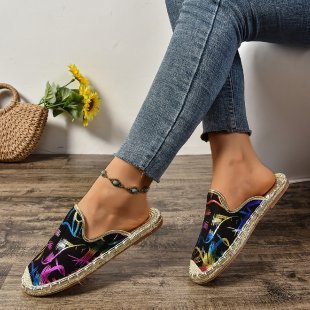 Damen Glitzernde Espadrilles mit bequemer Einlegesohle R&B