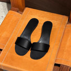 Damen Bequeme Slides mit breitem Riemendesign R&B