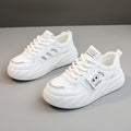 Damen Plattform Sneakers mit modischem Mesh-Obermaterial und dämpfender Sohle R&B