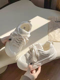 Damen Bequeme Freizeit-Sneaker mit weicher Sohle