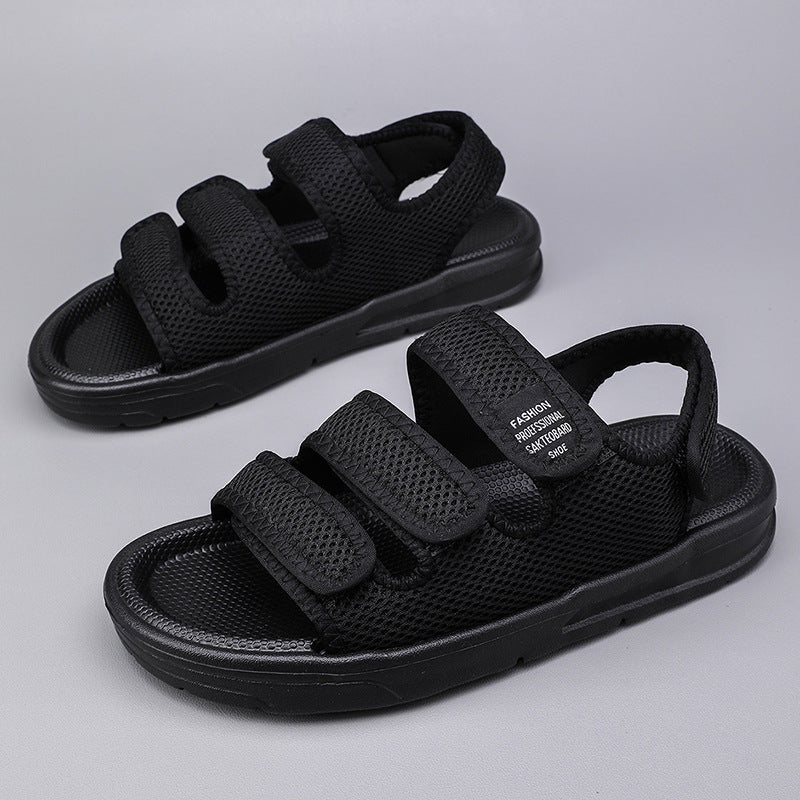 Damen sportliche und atmungsaktive Freizeitsandalen mit verstellbaren Riemen R&B
