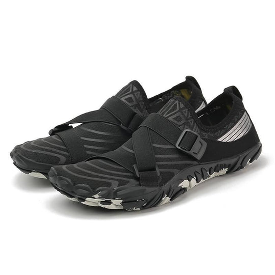 Damen Wassersportschuhe mit rutschfester Sohle und verstellbarem Riemen R&B