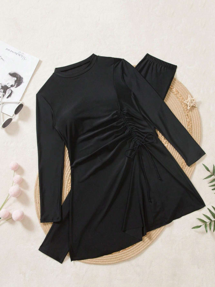 Damen Sportliches Strandoutfit mit modischem Wickel-Design R&B