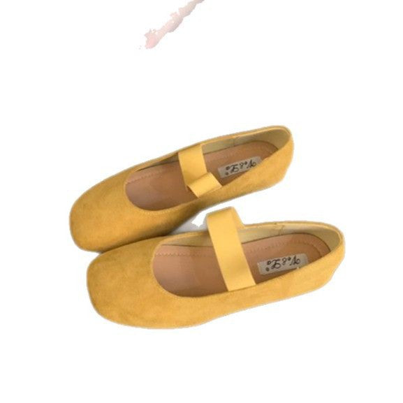 Damen elegante Ballerinas mit modischem Riemchen R&B