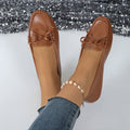 Damen Mokassins mit elegantem Schleifenakzent und weicher Sohle R&B