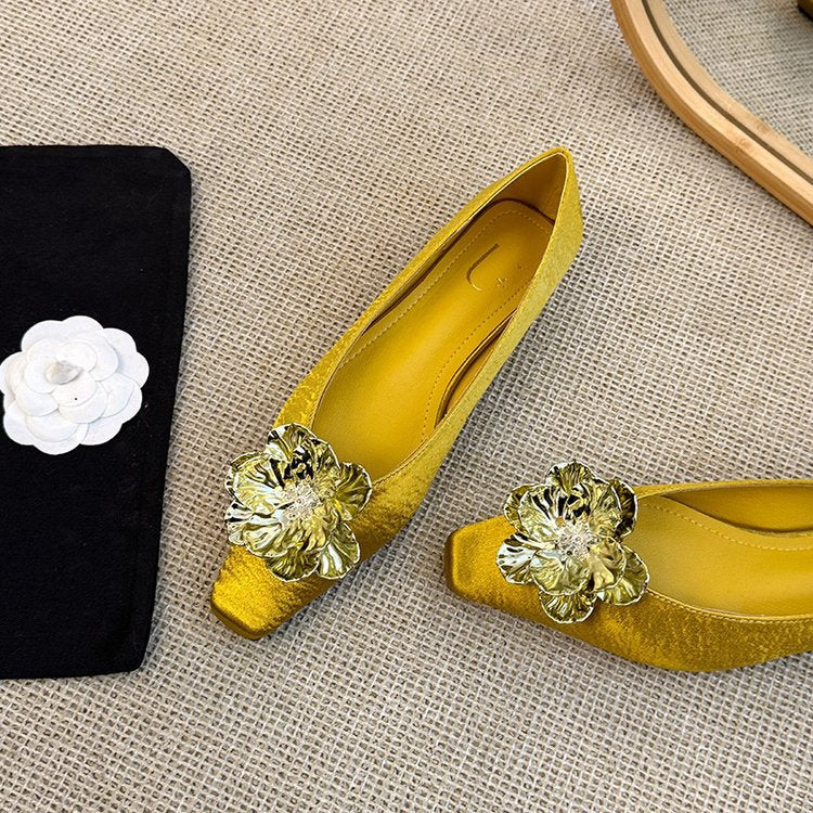 Damen elegante Ballerinas mit strahlenden Dekor-Elementen und komfortabler Innensohle R&B