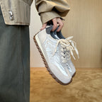 Damen Sportliche Sneakers mit reflektierendem Obermaterial und rutschfester Sohle