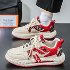 Damen modische Sneakers mit innovativem Obermaterial und strukturierter Sohle R&B