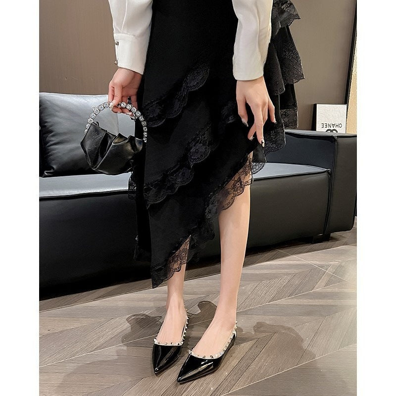 Damen Ballerinas mit dekorativem Riemen und komfortabler Innensohle R&B