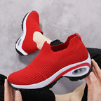 Damen Bequeme Sneakers mit elastischem Strickoberteil und Luftpolstertechnologie R&B